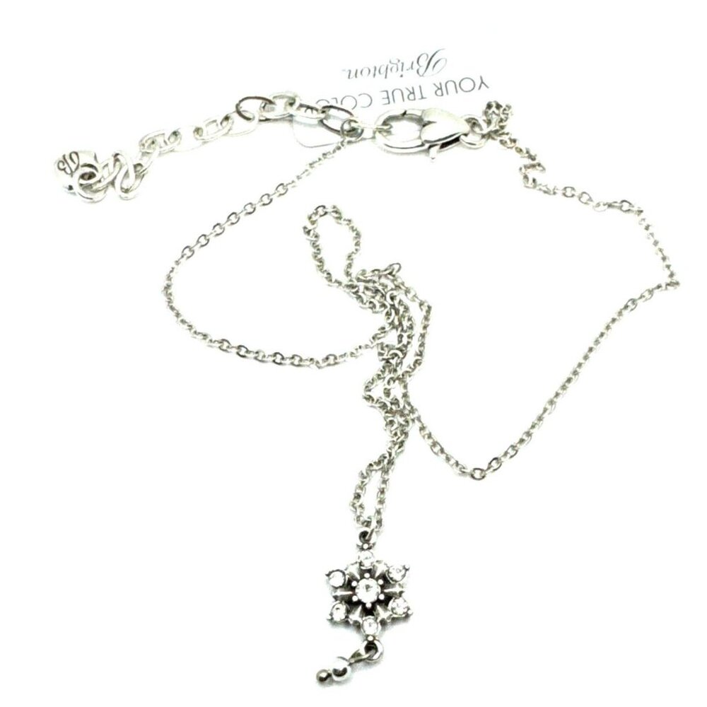 Brighton Arctica Snowflake Crystal Winter Holiday Christmas Necklace 18” NWT